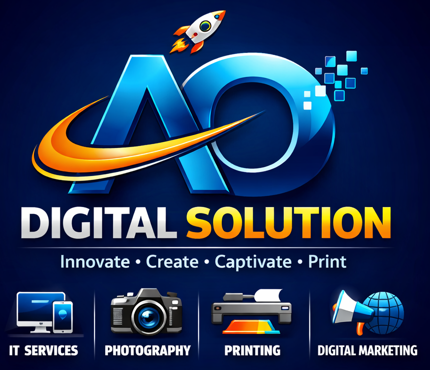 AO DIGITAL SOLUTION LOGO